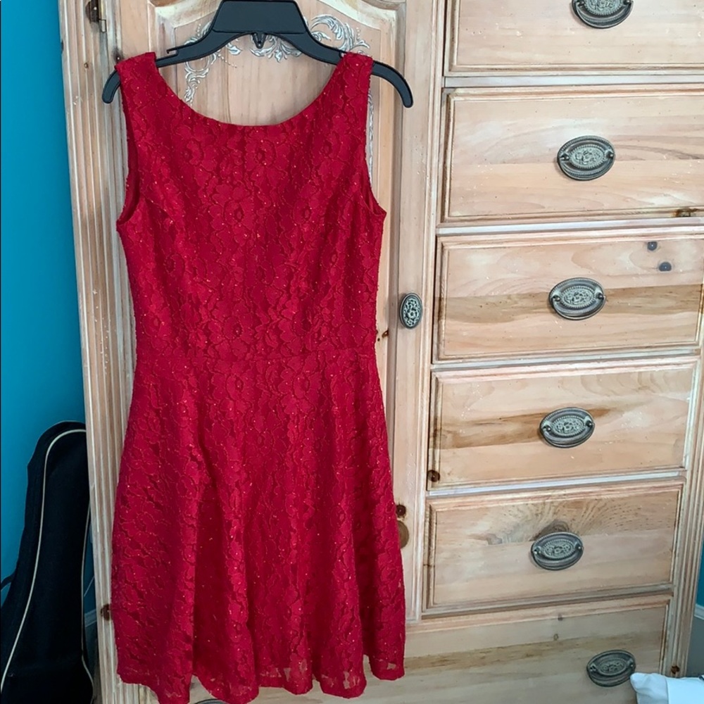 Red dress